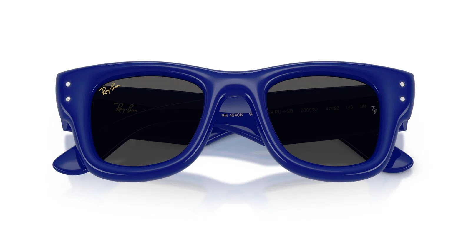 Ray-Ban Wayfarer Puffer 4940B Sunglasses - Green & Strass - view 42